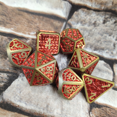 لعبة Magic the Collect Mini RPG Dice DND Luxury For Family لعبة معدنية متعددة السطوح