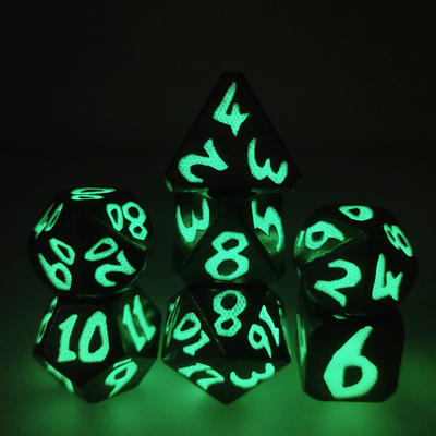 Nontoxic RPG لعبة النرد مجموعة متعددة السطوح دليل عملي طحن النرد الصغير