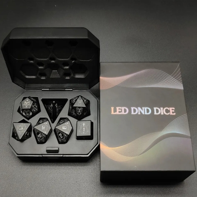 إضاءة DND كرات قابلة لإعادة الشحن مع صندوق الشحن 7 PCS LED الكرات الإلكترونية للطاولة