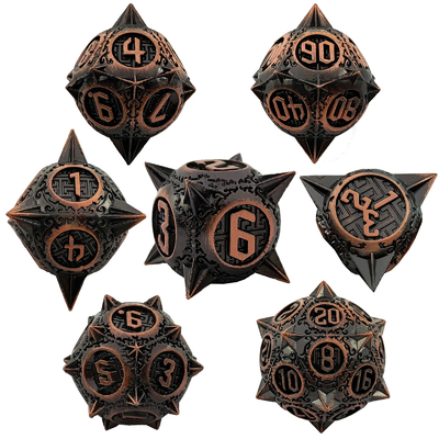 النيزك النحاسي المتخلف المطرقة المعدنية الكرات التنين والزنزانة DND RPG D20