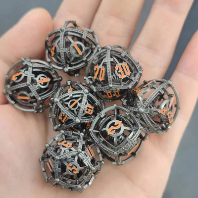 الصوت اللؤلؤة RPG المعدن الكهوف الكرات مجموعة DND Cisu 16mm ناعمة