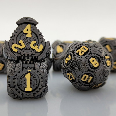 مجموعة ألعاب الكرات المعدنية DND Dungeons And Dragons TRPG D6