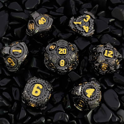 مجموعة ألعاب الكرات المعدنية DND Dungeons And Dragons TRPG D6