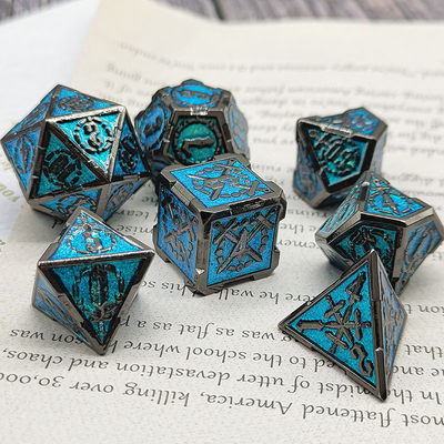 سيف ميتال RPG اليد الملمعة كروزو زنزانة وطول DND#