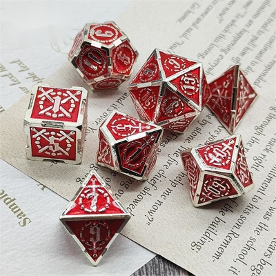 سيف ميتال RPG اليد الملمعة كروزو زنزانة وطول DND#