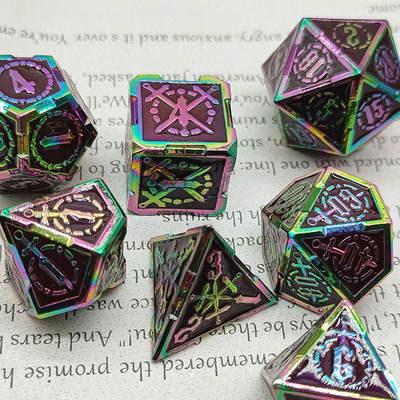 سيف ميتال RPG اليد الملمعة كروزو زنزانة وطول DND#