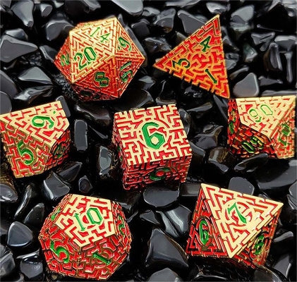 متاهة صلبة متعددة الأوجه الذهبية DND#RPG زنزانة و Long Crusu