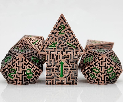 متاهة صلبة متعددة الأوجه الذهبية DND#RPG زنزانة و Long Crusu
