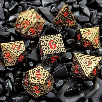 متاهة صلبة متعددة الأوجه الذهبية DND#RPG زنزانة و Long Crusu