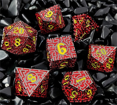 متاهة صلبة متعددة الأوجه الذهبية DND#RPG زنزانة و Long Crusu