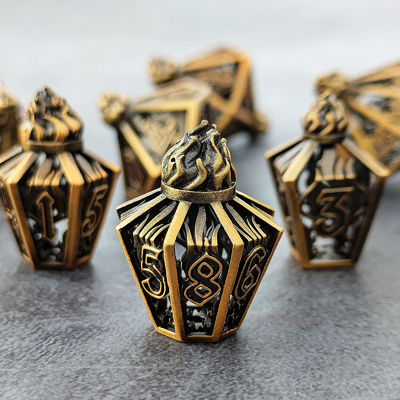 قفص الطيور الهاوية متعددة الوجوه الكرات المعدنية من بايد بوابة زنزانة و DND #RPG