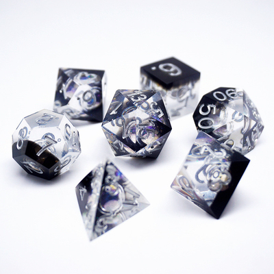 مجموعة أوراق الراتنج الزرقاء المعدة حسب الطلب ألوان مختلفة#Rpg#Dnd#Coc