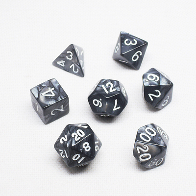 مجموعة الكرات الراتنجية #Rpg#Dnd#Coc الرخام نمط Preminum والفخامة