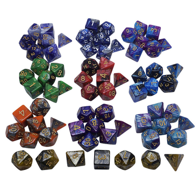 مجموعة الكرات الراتنجية #Rpg#Dnd#Coc الرخام نمط Preminum والفخامة