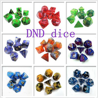 مجموعة الكرات الراتنجية #Rpg#Dnd#Coc الرخام نمط Preminum والفخامة