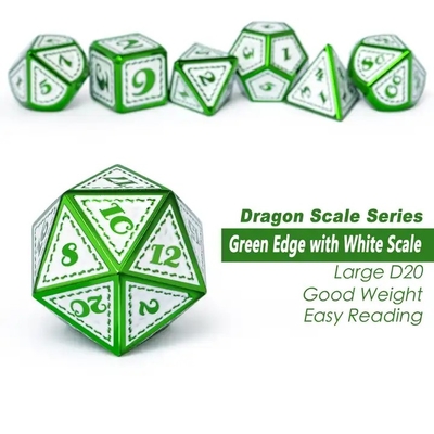 لعبة اللوحة متعددة الأوجه لعبة التنين الأخضر #Dnd#Coc
