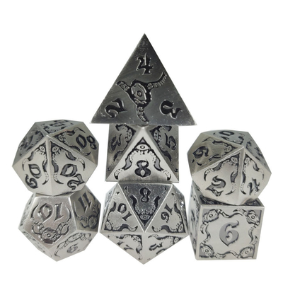 Devil's Eye لعب الأدوار المعدنية مجموعة النرد متعددة الأوجه TRPG COC DND
