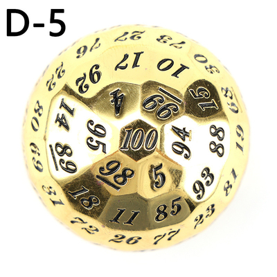 ملونة صلبة 100D المعدنية كرة القدم مجموعة زنزانة والتنين DND # RPG # COC