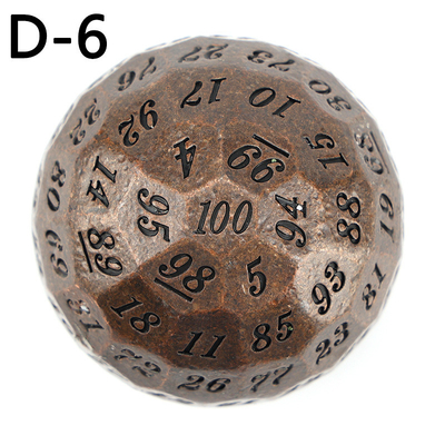 ملونة صلبة 100D المعدنية كرة القدم مجموعة زنزانة والتنين DND # RPG # COC