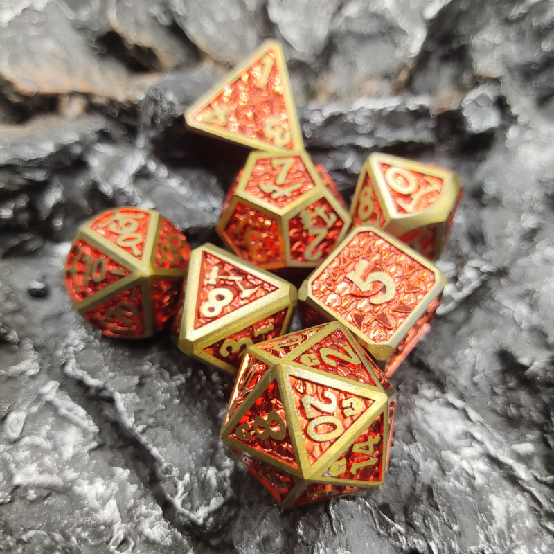 لعبة Magic the Collect Mini RPG Dice DND Luxury For Family لعبة معدنية متعددة السطوح