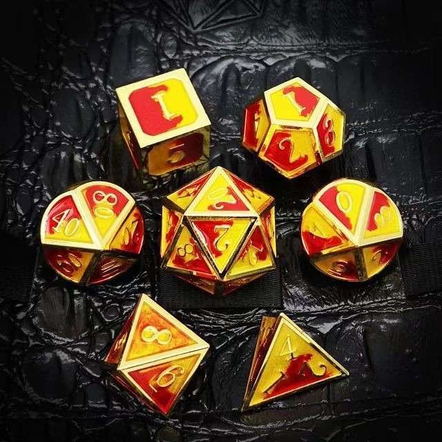 اللونية المينا صناعة المعادن الصلبة الكرات التنين و لعبة اللوحة DND RPG
