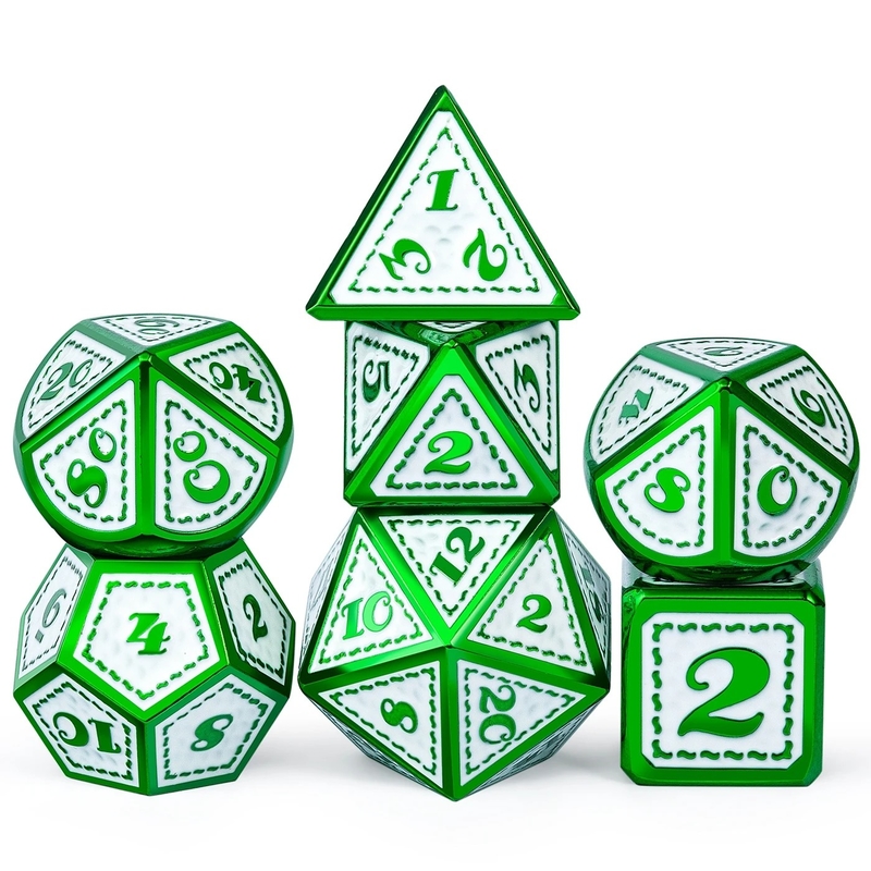 لعبة اللوحة متعددة الأوجه لعبة التنين الأخضر #Dnd#Coc