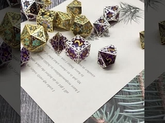 إطار نحاسي من الراتنج فضة شفافة من الراتنج DND تنين و زنزانة COC